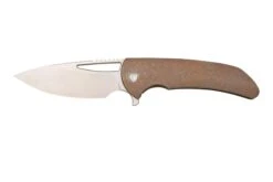 Ferrum Forge Archbishop 3.0 Stonewashed Bronze ARB3-BR Couteau De Poche