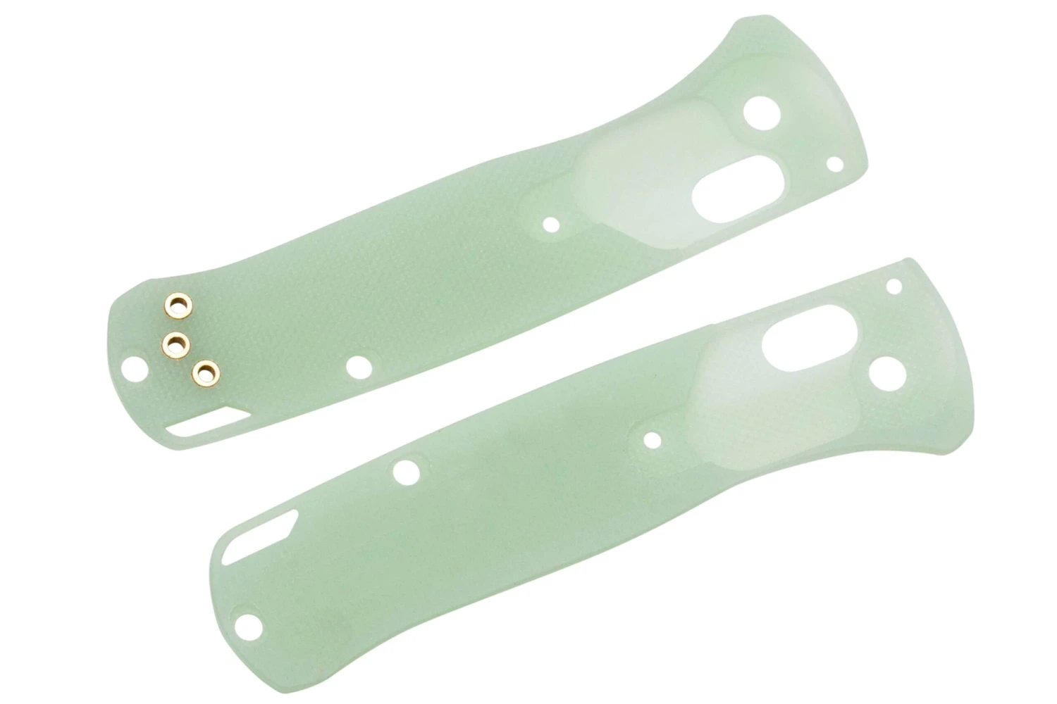 Flytanium Benchmade Mini Bugout Scales, Crossfade Jade G10 2 Flytanium Benchmade Mini Bugout Scales, Crossfade Jade G10 – Image 2