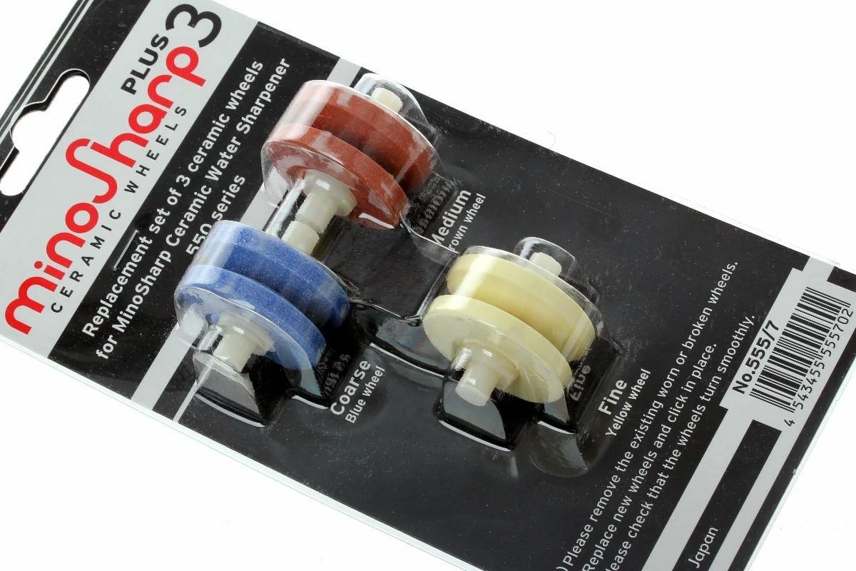 Minosharp 550 Set De Roues D'aiguisage 1 Minosharp 550 Set De Roues D'aiguisage