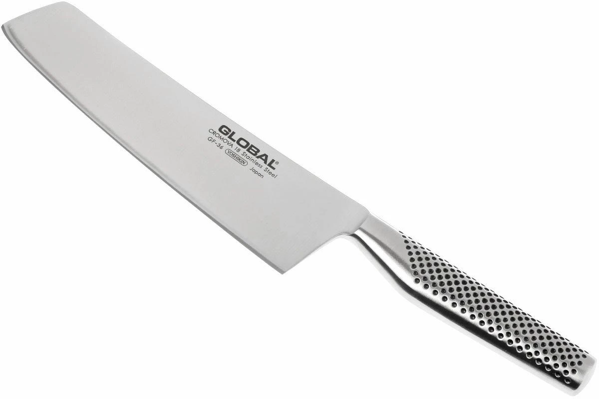 Global GF36 Nakiri Couteau à Légumes 19 Cm 1 Global GF36 Nakiri Couteau à Légumes 19 Cm