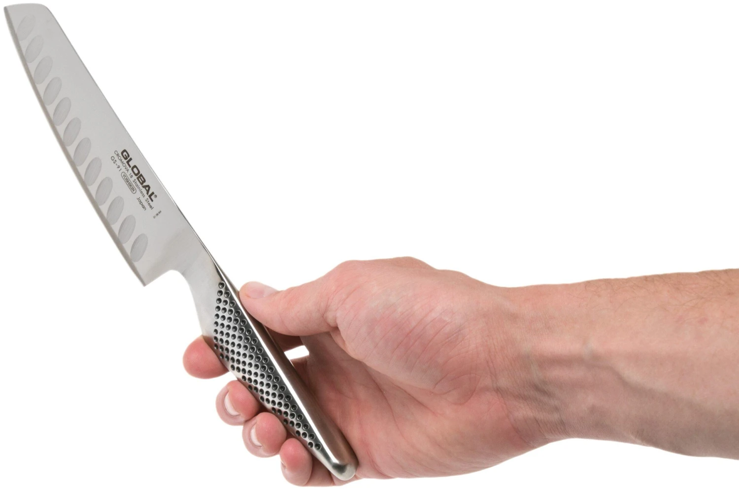 Global GS91 Couteau à Légumes Avec Alvéoles 14 Cm 6 Global GS91 Couteau à Légumes Avec Alvéoles 14 Cm – Image 6