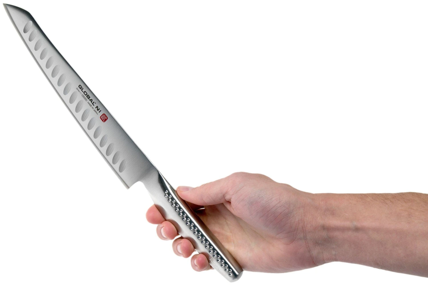 Global Ni GNM-11 Couteau à Viande Avec Alvéoles 21 Cm 6 Global Ni GNM-11 Couteau à Viande Avec Alvéoles 21 Cm – Image 6