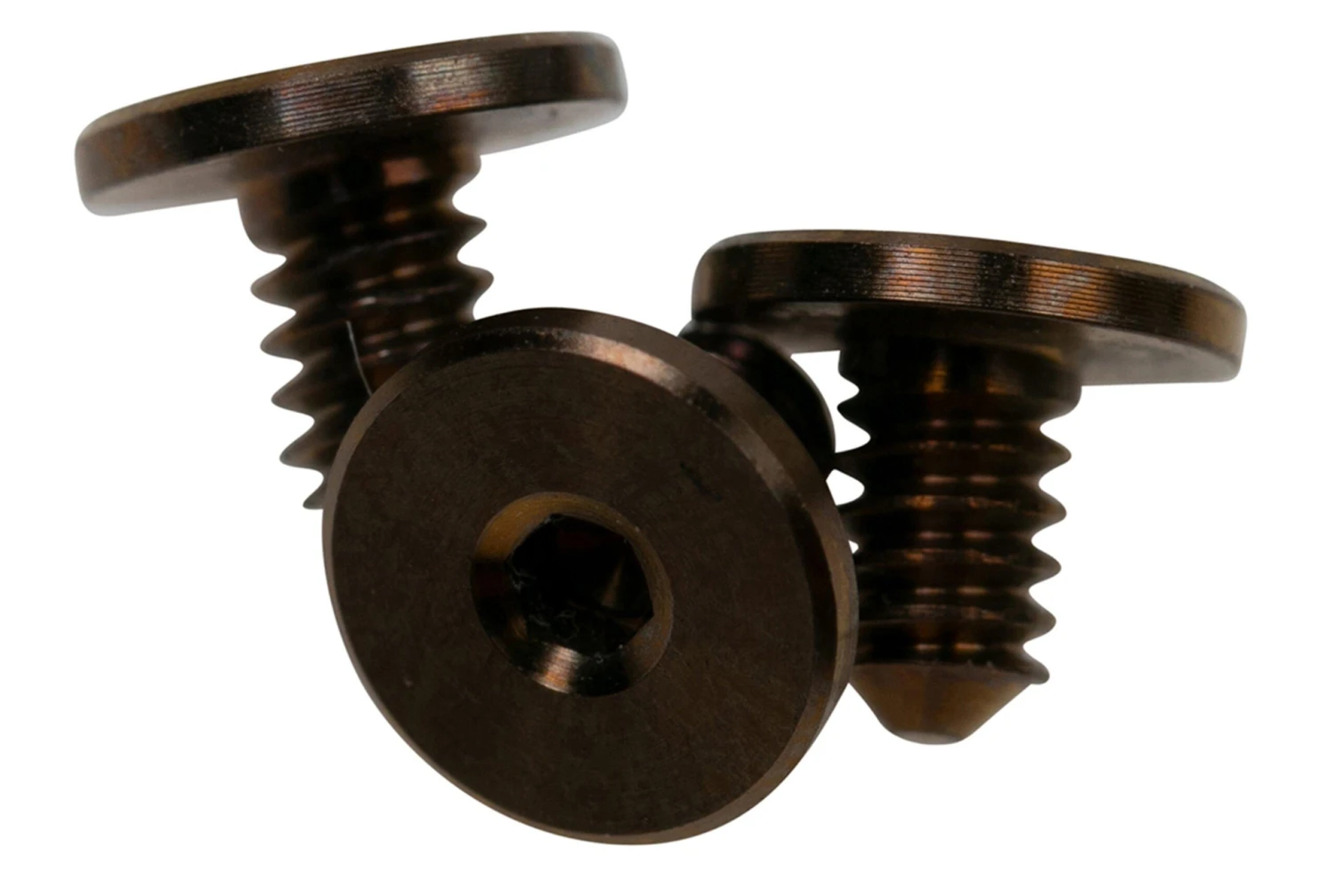 Rick Hinderer Handle Screws, Titanium Stonewash Bronze Set, XM-18 3" 1 Rick Hinderer Handle Screws, Titanium Stonewash Bronze Set, XM-18 3"