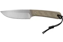 The James Brand The Hell Gap Stainless + Od Green Micarta, Couteau Fixe