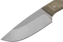 The James Brand The Hell Gap Stainless + Od Green Micarta, Couteau Fixe -Couteaux Soldes Boutique JAKN107127 03 the james brand