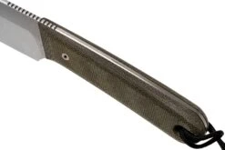 The James Brand The Hell Gap Stainless + Od Green Micarta, Couteau Fixe -Couteaux Soldes Boutique JAKN107127 05 the james brand