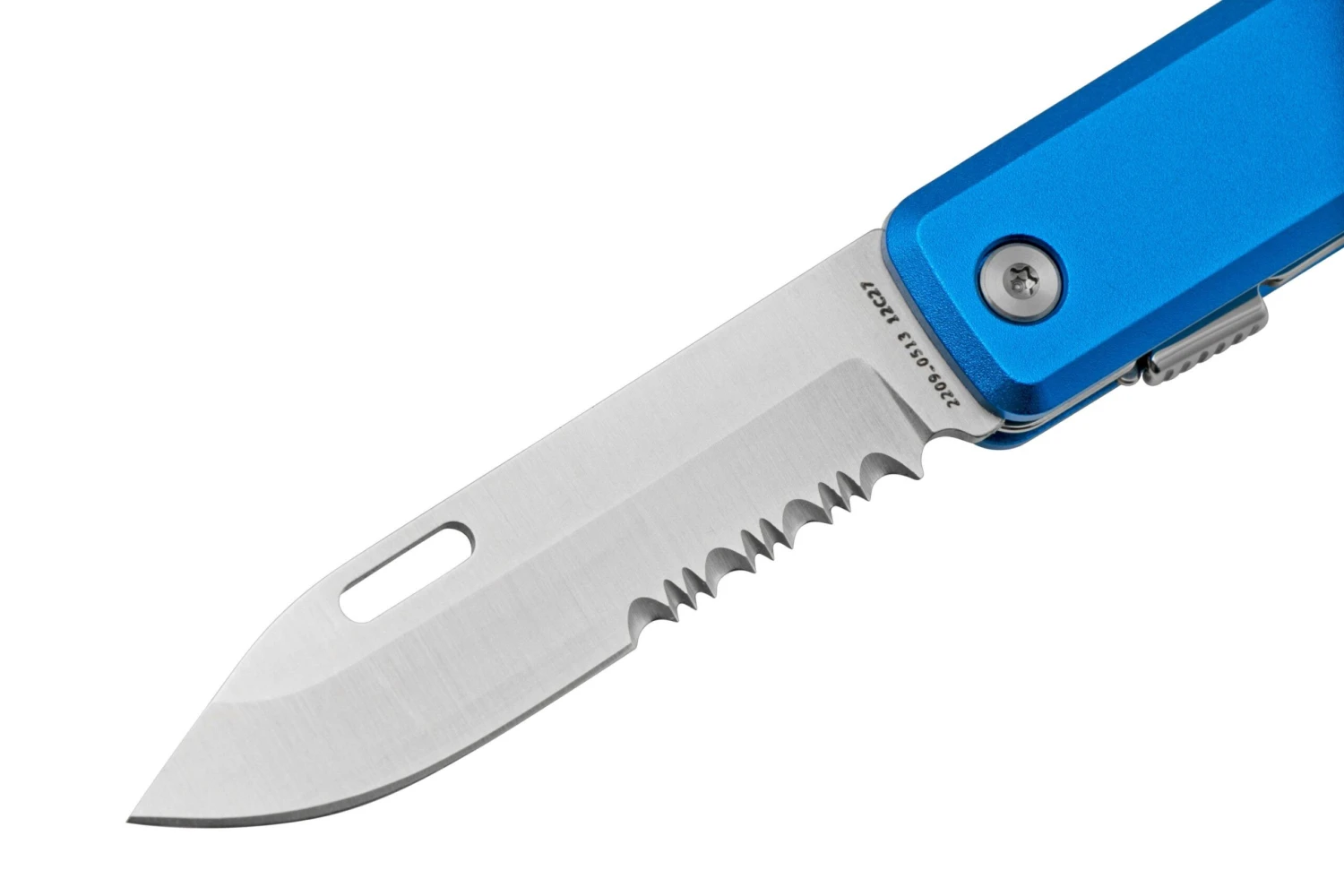 The James Brand The Ellis Scissors, Cerulean, Aluminum Serrated, Couteau De Poche 3 The James Brand The Ellis Scissors, Cerulean, Aluminum Serrated, Couteau De Poche – Image 3