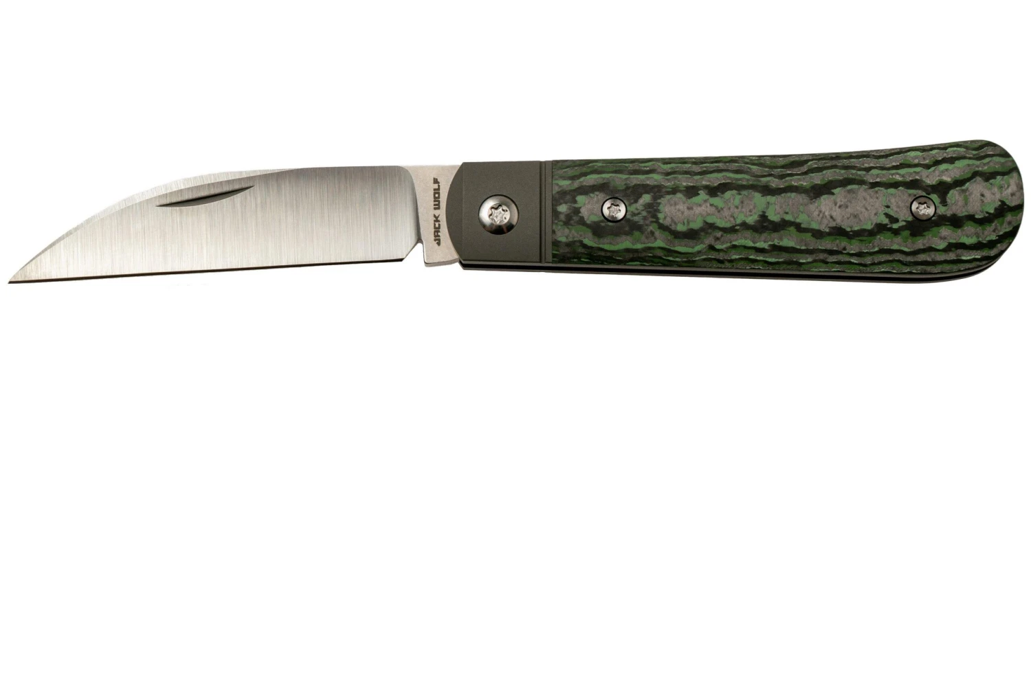 Jack Wolf Laid Back Jack, Fat Carbon Jungle Wear LAIDB-01-FCG Couteau De Poche Slipjoint 1 Jack Wolf Laid Back Jack, Fat Carbon Jungle Wear LAIDB-01-FCG Couteau De Poche Slipjoint