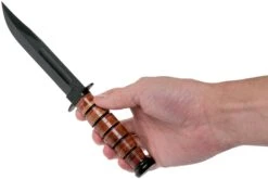 KA-BAR Short USMC Knife 1250, Leather Sheath 13 KA-BAR Short USMC Knife 1250, Leather Sheath -Couteaux Soldes Boutique KA1250 06 ka bar