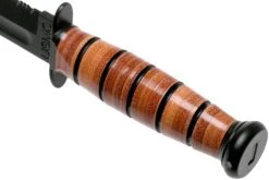 KA-BAR Short USMC 1252 Couteau à Lame Fixe Partiellement Dentelé, étui En Cuir 11 KA-BAR Short USMC 1252 Couteau à Lame Fixe Partiellement Dentelé, étui En Cuir -Couteaux Soldes Boutique KA1252 04 ka bar