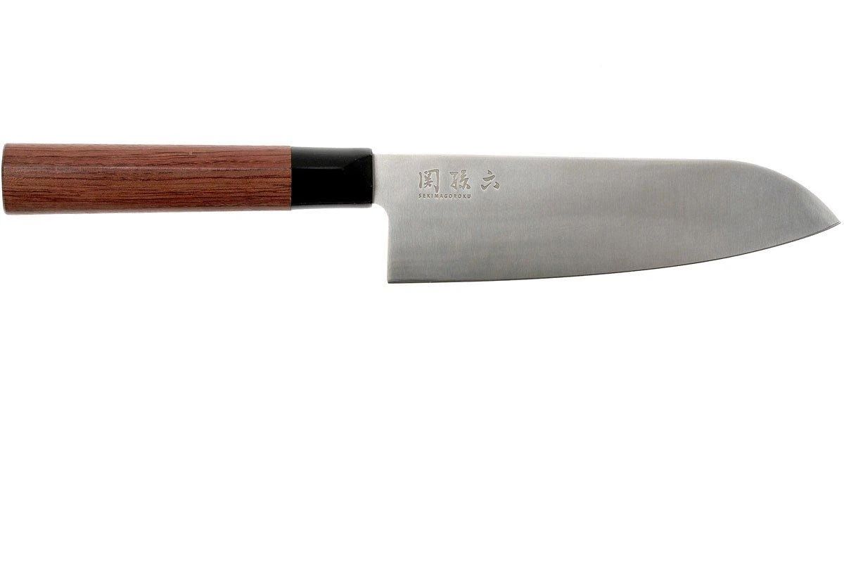 Kai Seki Magoroku Redwood Couteau Santoku 0170S 2 Kai Seki Magoroku Redwood Couteau Santoku 0170S – Image 2
