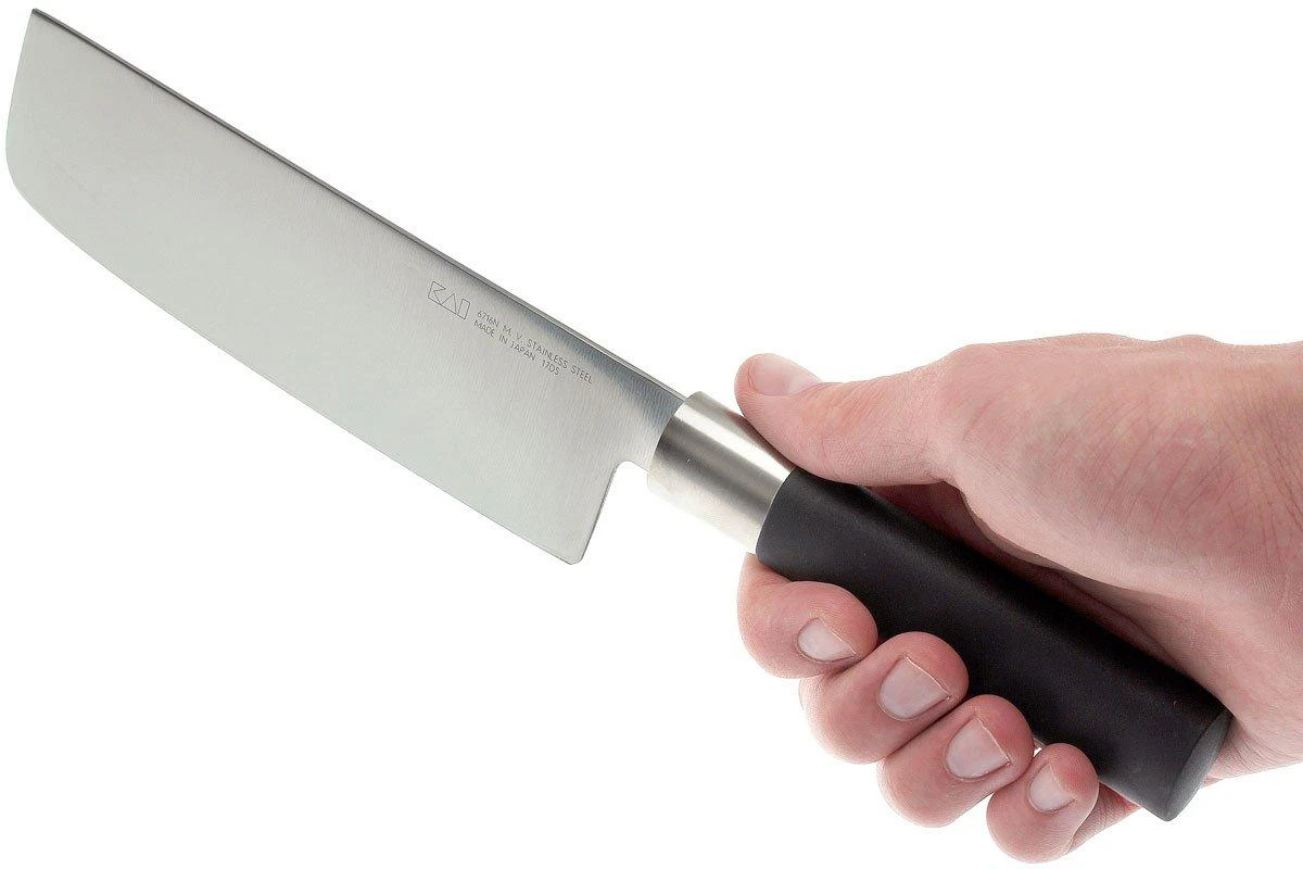 Kai Wasabi Black Nakiri 16.5cm 6716N 7 Kai Wasabi Black Nakiri 16.5cm 6716N – Image 7