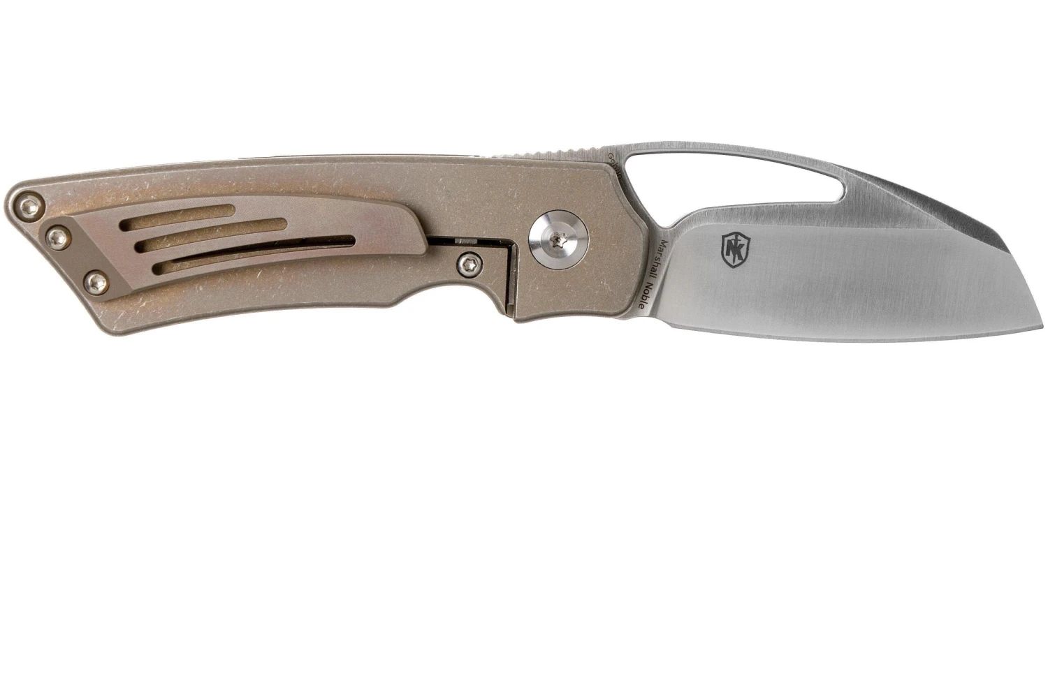 Kansept Goblin K2016A5 Titanium Grooves Couteau De Poche, Marshall Noble Design 2 Kansept Goblin K2016A5 Titanium Grooves Couteau De Poche, Marshall Noble Design – Image 2