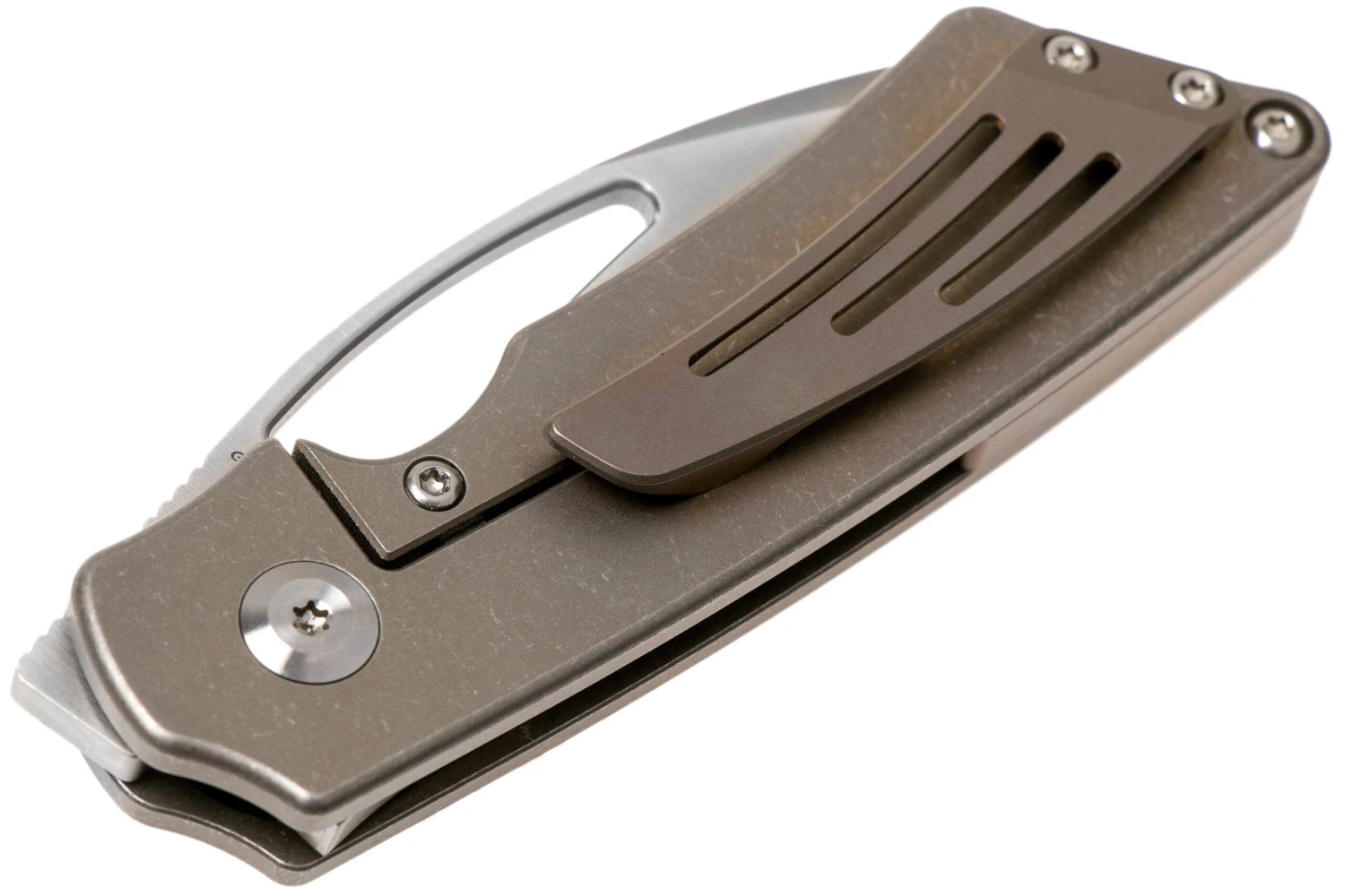 Kansept Goblin K2016A5 Titanium Grooves Couteau De Poche, Marshall Noble Design 4 Kansept Goblin K2016A5 Titanium Grooves Couteau De Poche, Marshall Noble Design – Image 4