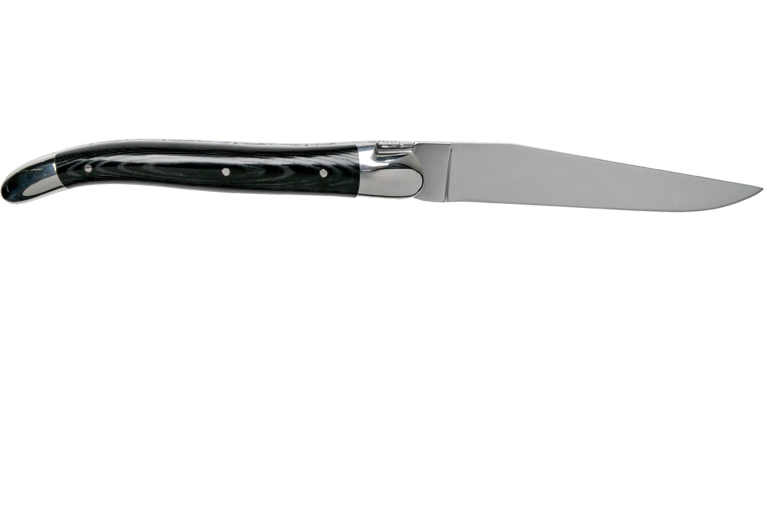 Forge De Laguiole 1211INTCNOIB 11cm, Micarta Noir, Couteau Laguiole 2 Forge De Laguiole 1211INTCNOIB 11cm, Micarta Noir, Couteau Laguiole – Image 2