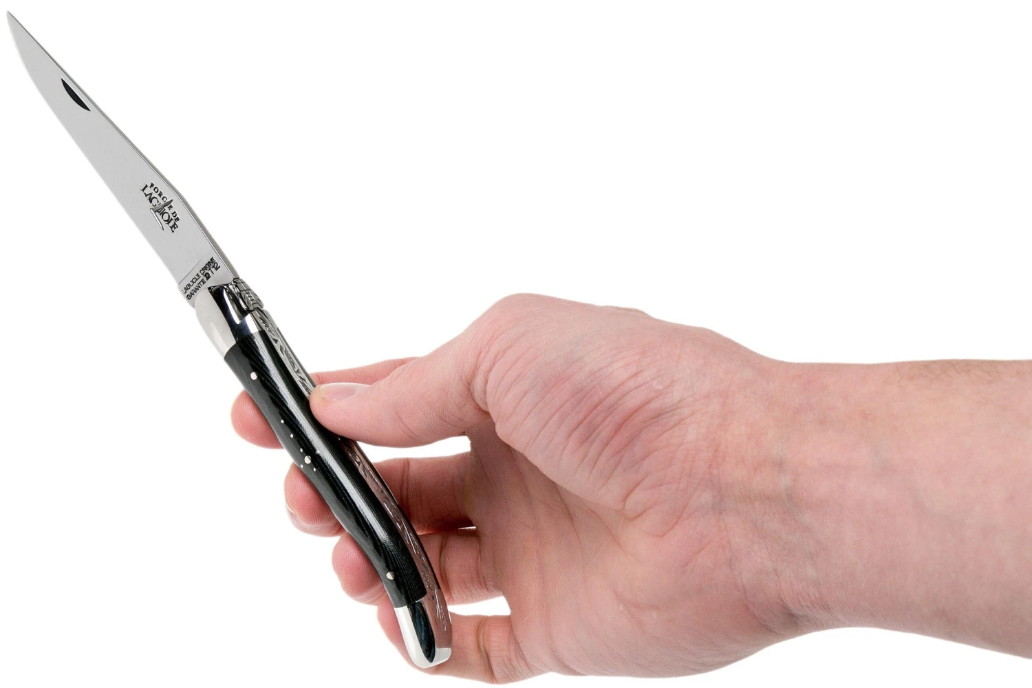 Forge De Laguiole 1211INTCNOIB 11cm, Micarta Noir, Couteau Laguiole 8 Forge De Laguiole 1211INTCNOIB 11cm, Micarta Noir, Couteau Laguiole – Image 8