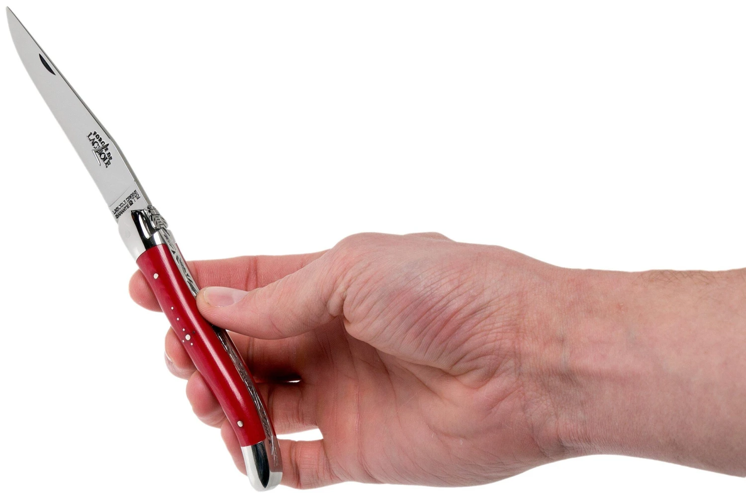 Forge De Laguiole 1211INTCROUB 11cm, Micarta Rouge, Couteau Laguiole 8 Forge De Laguiole 1211INTCROUB 11cm, Micarta Rouge, Couteau Laguiole – Image 8