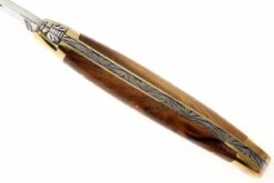 Forge De Laguiole 1211PI, Bois De Pistachier -Couteaux Soldes Boutique LA1211PI 04 forge de laguiole vouwmes la1211pi d4