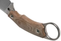 LionSteel H1 Skinner CVN Natural Canvas Micarta Couteau Fixe, Tommaso Rumici Design 11 LionSteel H1 Skinner CVN Natural Canvas Micarta Couteau Fixe, Tommaso Rumici Design -Couteaux Soldes Boutique LI H1 CVN 04 lionsteel