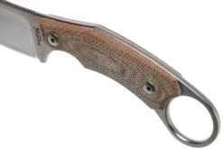 LionSteel H1 Skinner CVN Natural Canvas Micarta Couteau Fixe, Tommaso Rumici Design 12 LionSteel H1 Skinner CVN Natural Canvas Micarta Couteau Fixe, Tommaso Rumici Design -Couteaux Soldes Boutique LI H1 CVN 05 lionsteel