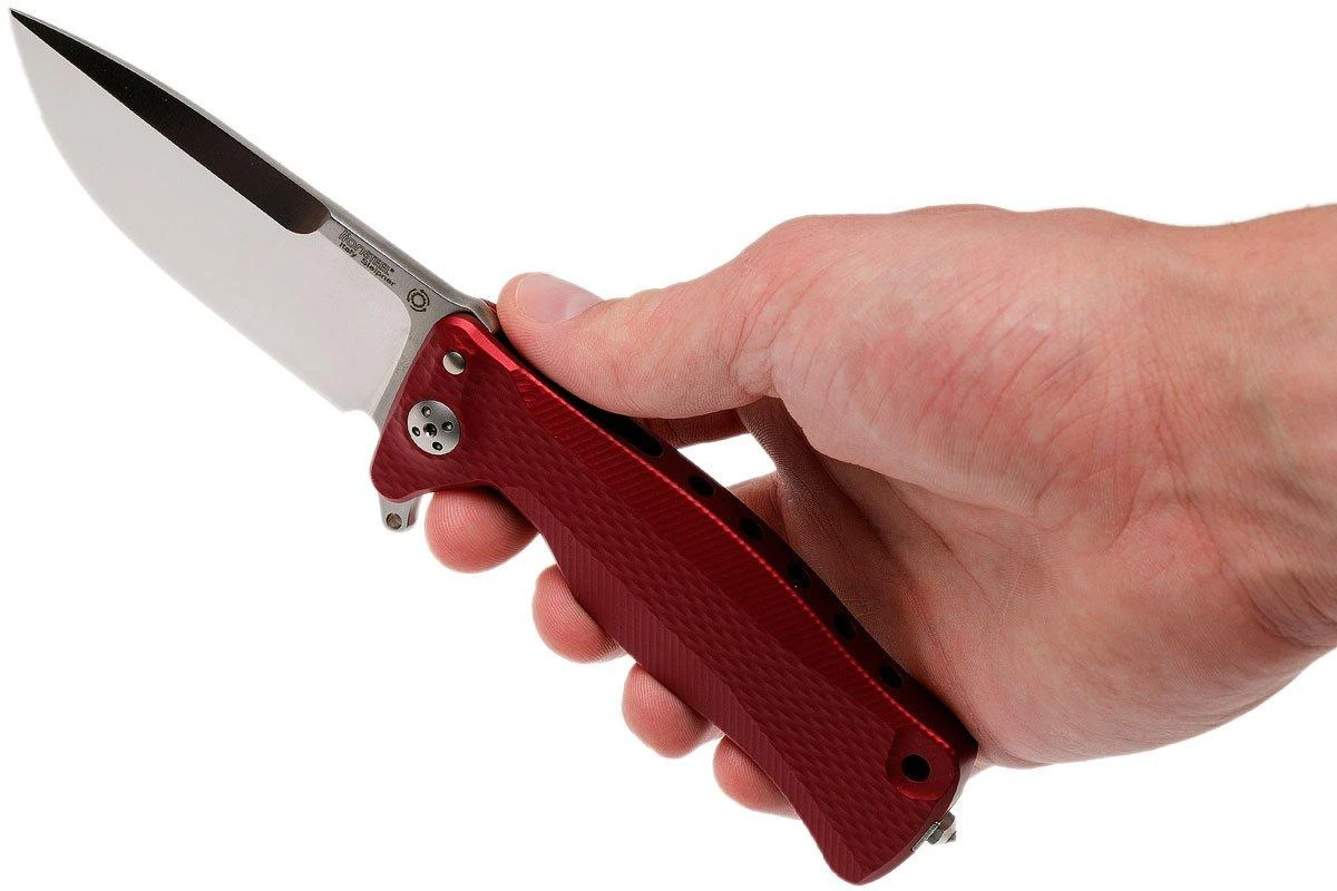 LionSteel SR11 Aluminum Red, Satin Blade, SR11 A RS Couteau De Poche 8 LionSteel SR11 Aluminum Red, Satin Blade, SR11 A RS Couteau De Poche – Image 8