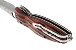 Mcusta MC-0183G Sengoku Tokugawa Ieyasu SPG2, Red Pakkawood, Couteau De Gentleman 13 Mcusta MC-0183G Sengoku Tokugawa Ieyasu SPG2, Red Pakkawood, Couteau De Gentleman -Couteaux Soldes Boutique MC 0183G 04 mcusta