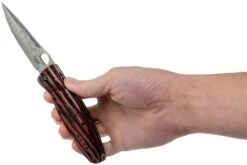 Mcusta MC-0183G Sengoku Tokugawa Ieyasu SPG2, Red Pakkawood, Couteau De Gentleman 17 Mcusta MC-0183G Sengoku Tokugawa Ieyasu SPG2, Red Pakkawood, Couteau De Gentleman -Couteaux Soldes Boutique MC 0183G 08 mcusta