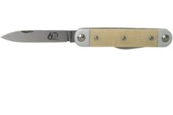 Maserin 60° Knife Sessantesimo 195/MCW White Micarta Couteau De Poche 6 Maserin 60° Knife Sessantesimo 195/MCW White Micarta Couteau De Poche -Couteaux Soldes Boutique ME 195 MCW 03 maserin