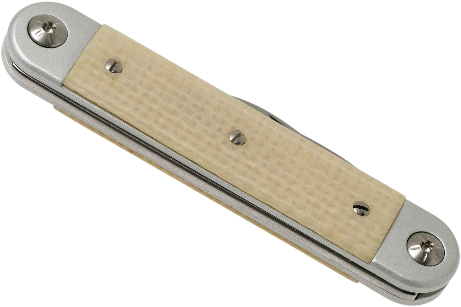 Maserin 60° Knife Sessantesimo 195/MCW White Micarta Couteau De Poche 4 Maserin 60° Knife Sessantesimo 195/MCW White Micarta Couteau De Poche – Image 4