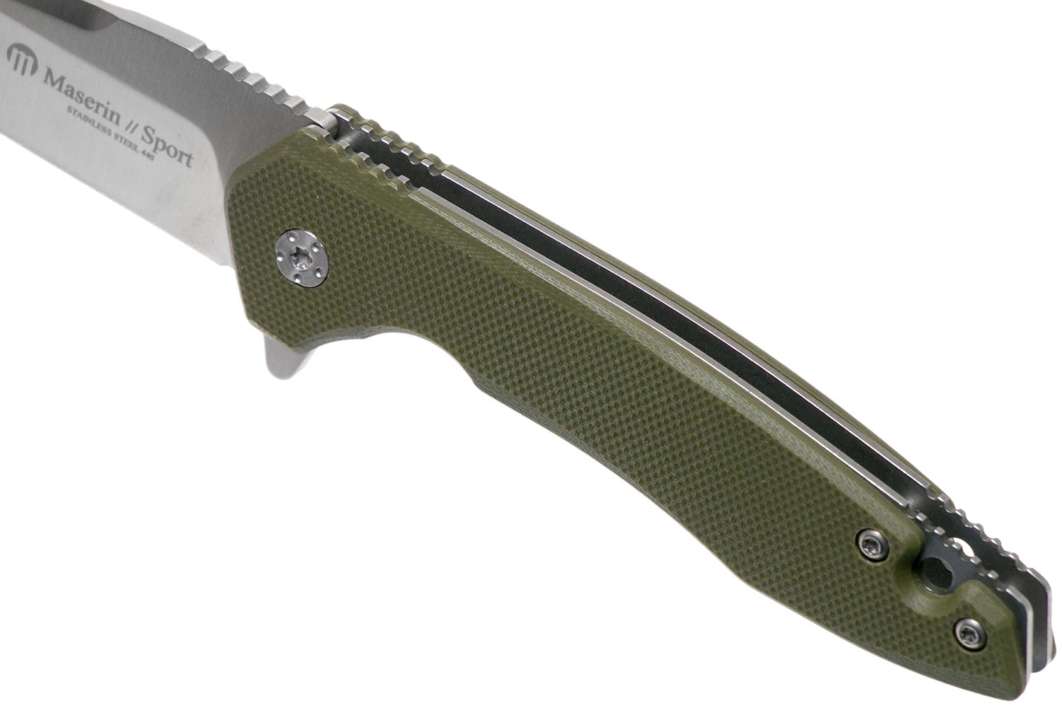 Maserin Sport 3 46003G10V Green G10 Couteau De Poche 7 Maserin Sport 3 46003G10V Green G10 Couteau De Poche – Image 7