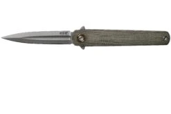 Nouvelles versions 19 MKM Flame Dagger FL02-GCT Green Canvas Micarta Couteau De Poche, Michael Zieba Design