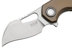 MKM Isonzo FX03M-1TBR, Hawkbill Stonewashed Böhler M390 Bronze Titanium, Couteau De Poche 8 MKM Isonzo FX03M-1TBR, Hawkbill Stonewashed Böhler M390 Bronze Titanium, Couteau De Poche -Couteaux Soldes Boutique MMK FX03M 1TBR 03 mkm