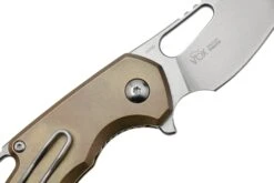 MKM Isonzo FX03M-1TBR, Hawkbill Stonewashed Böhler M390 Bronze Titanium, Couteau De Poche 10 MKM Isonzo FX03M-1TBR, Hawkbill Stonewashed Böhler M390 Bronze Titanium, Couteau De Poche -Couteaux Soldes Boutique MMK FX03M 1TBR 05 mkm