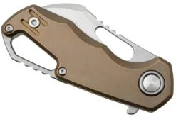 MKM Isonzo FX03M-1TBR, Hawkbill Stonewashed Böhler M390 Bronze Titanium, Couteau De Poche 11 MKM Isonzo FX03M-1TBR, Hawkbill Stonewashed Böhler M390 Bronze Titanium, Couteau De Poche -Couteaux Soldes Boutique MMK FX03M 1TBR 06 mkm