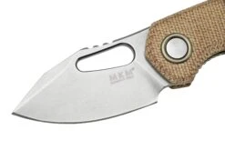 MKM Isonzo FX03M-3NC Clippoint M390, Natural Canvas Micarta Couteau De Poche, Jesper Voxnaes Design 8 MKM Isonzo FX03M-3NC Clippoint M390, Natural Canvas Micarta Couteau De Poche, Jesper Voxnaes Design -Couteaux Soldes Boutique MMK FX03M 3NC 03 mkm