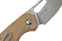 MKM Isonzo FX03M-3NC Clippoint M390, Natural Canvas Micarta Couteau De Poche, Jesper Voxnaes Design 10 MKM Isonzo FX03M-3NC Clippoint M390, Natural Canvas Micarta Couteau De Poche, Jesper Voxnaes Design -Couteaux Soldes Boutique MMK FX03M 3NC 05 mkm