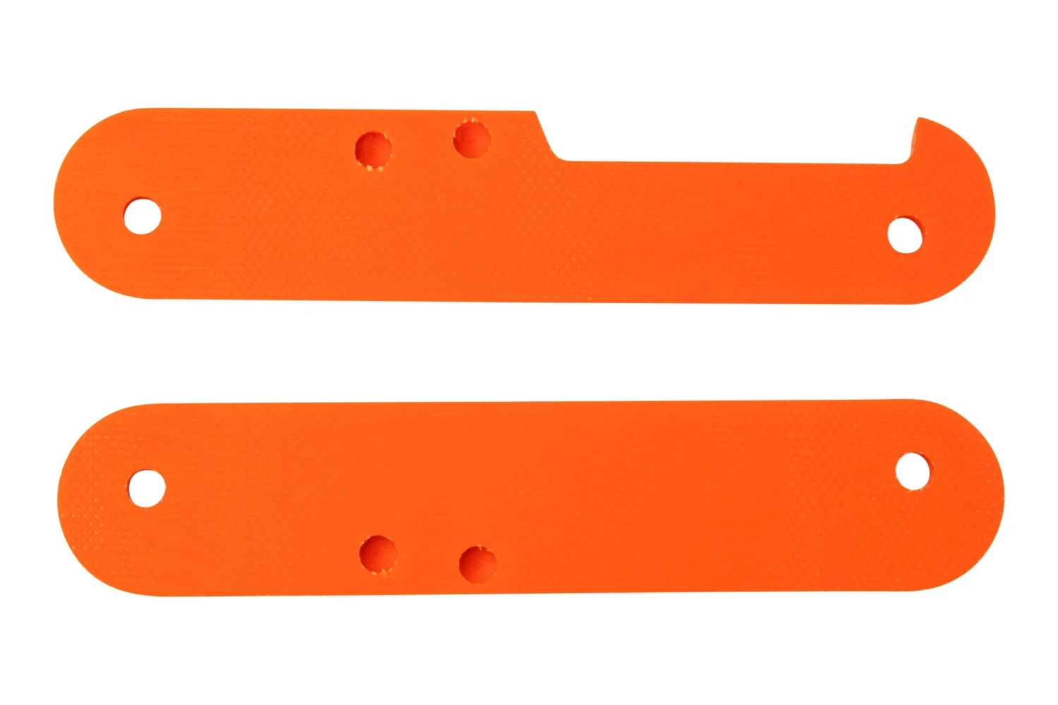 MKM Malga 6 Orange G10 Plaquettes De Manche 2 MKM Malga 6 Orange G10 Plaquettes De Manche – Image 2