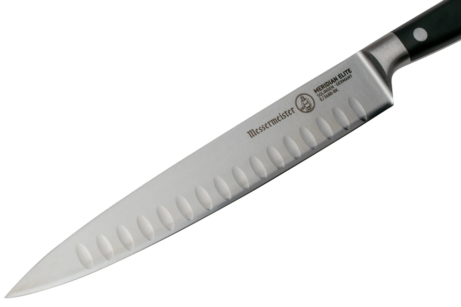 Messermeister Meridian Elite E-3688-8K Couteau à Viande Avec Alvéoles, 20 Cm 3 Messermeister Meridian Elite E-3688-8K Couteau à Viande Avec Alvéoles, 20 Cm – Image 3