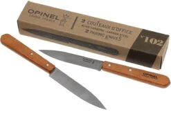 Opinel Set De 2 Couteaux D'office N°102, Acier Carbone -Couteaux Soldes Boutique OP001222 07 opinel no 102 op001222 07