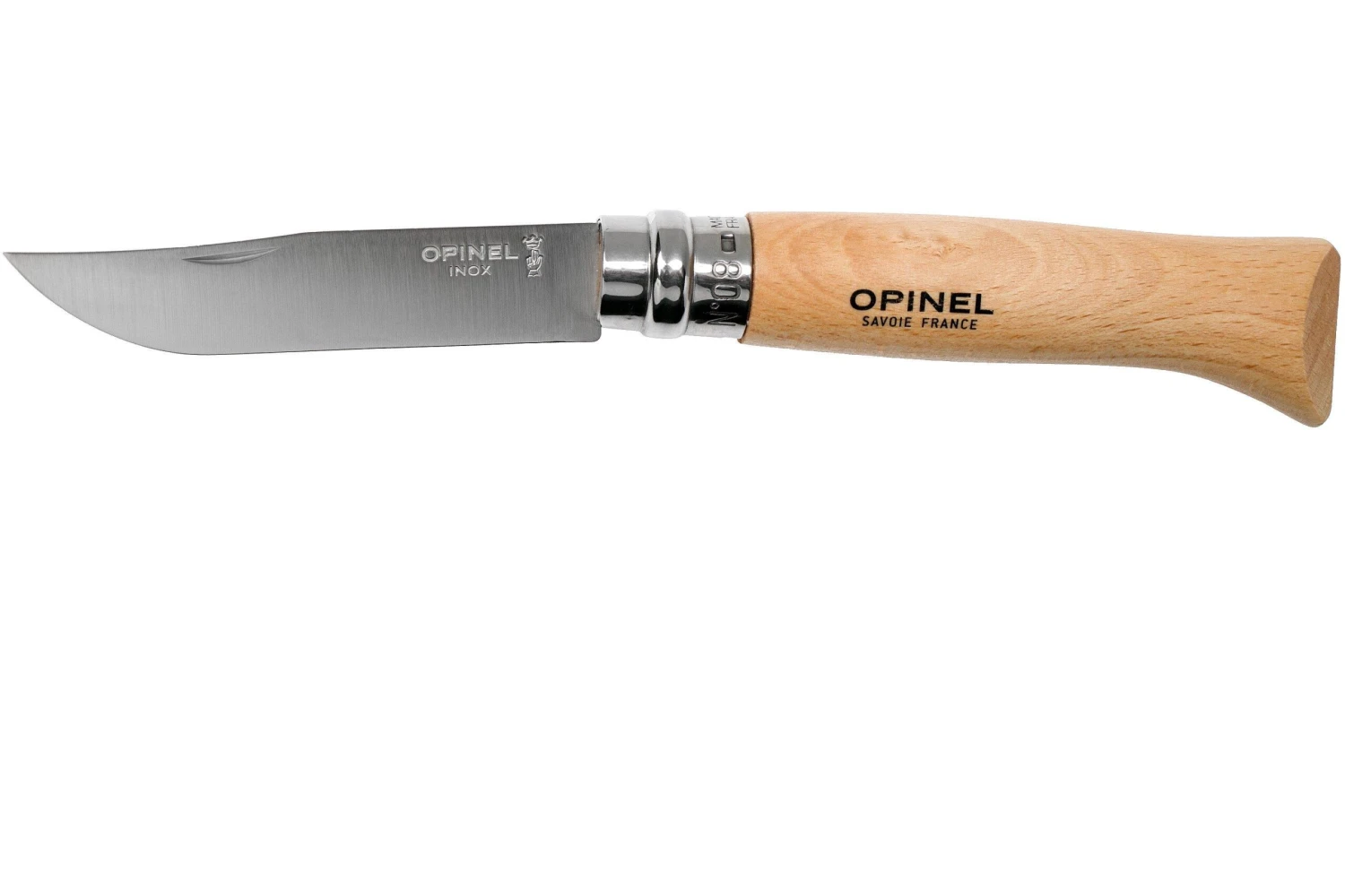 Opinel No. 08RV, Couteau De Poche, Acier Inoxydable, Lame 8,5 Cm 1 Opinel No. 08RV, Couteau De Poche, Acier Inoxydable, Lame 8,5 Cm