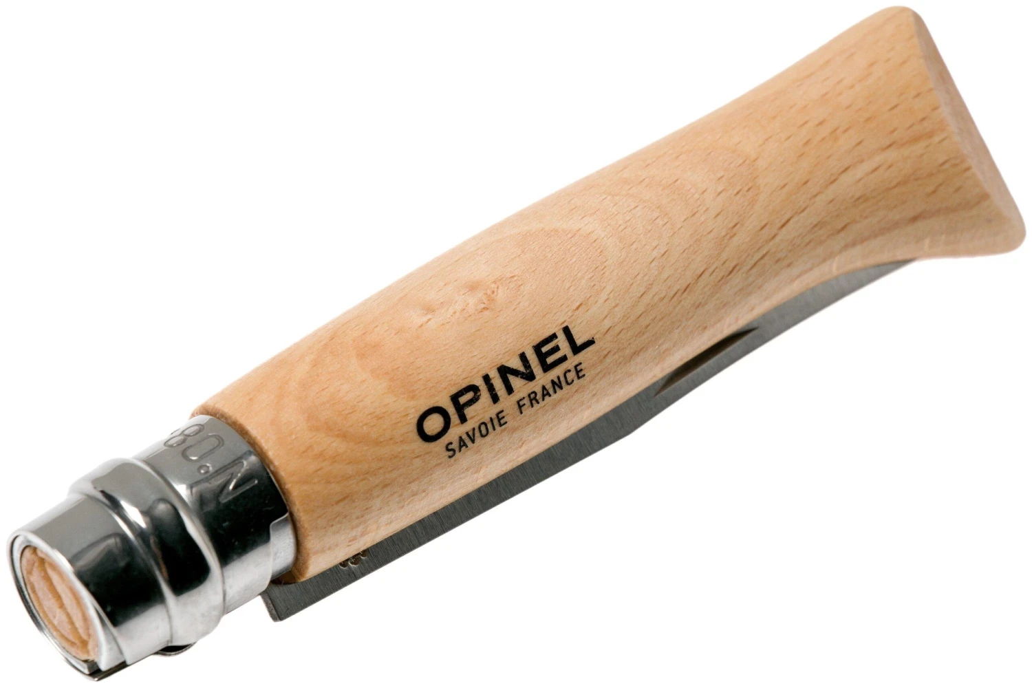 Opinel No. 08RV, Couteau De Poche, Acier Inoxydable, Lame 8,5 Cm 4 Opinel No. 08RV, Couteau De Poche, Acier Inoxydable, Lame 8,5 Cm – Image 4