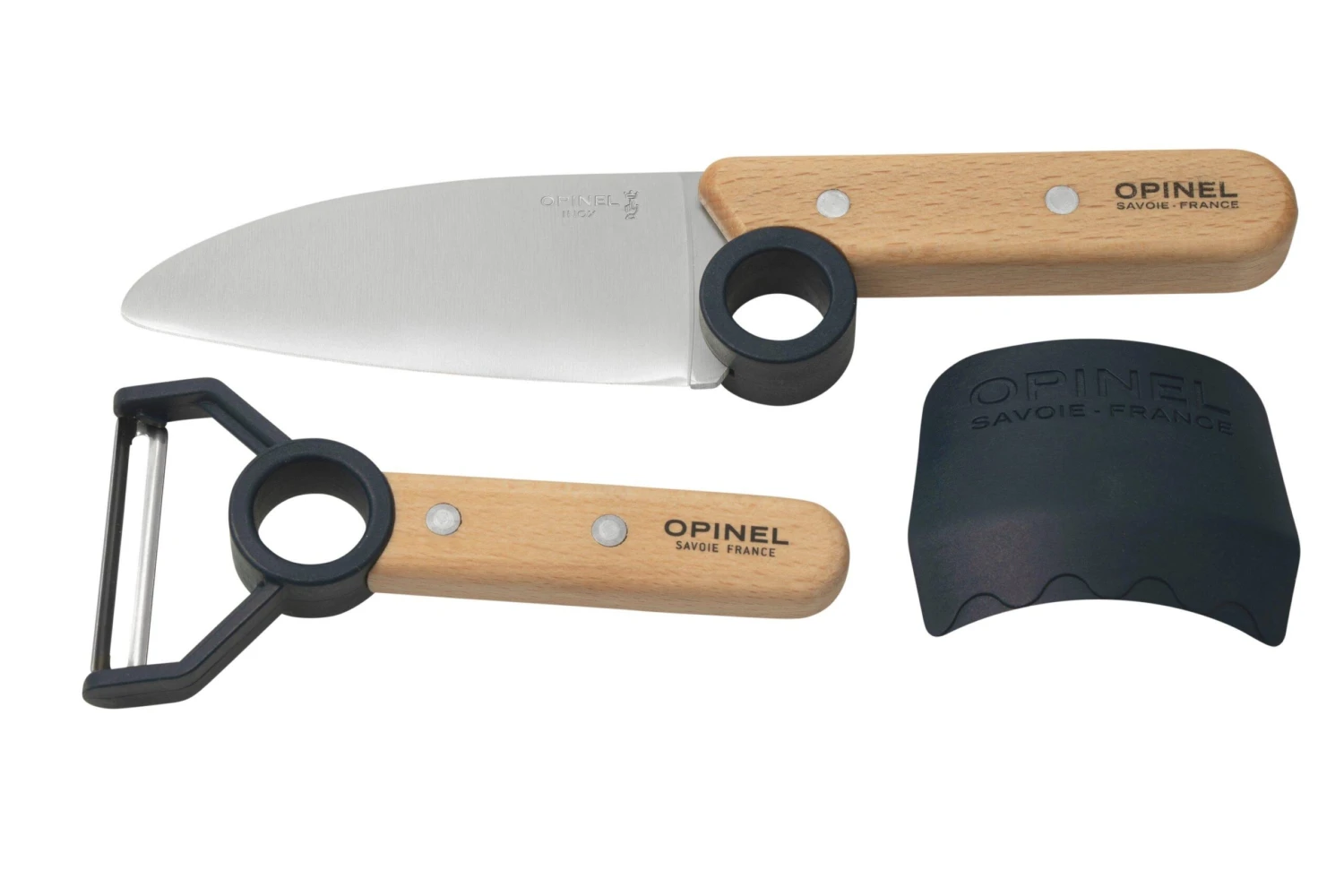 Opinel Le Petit Chef 002605 Set De Couteaux De Cuisine, Bleu 1 Opinel Le Petit Chef 002605 Set De Couteaux De Cuisine, Bleu