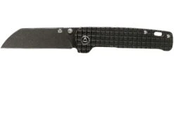 QSP Knife Penguin QS130-OFRG Textured Titanium, Blackwashed 154CM Couteau De Poche