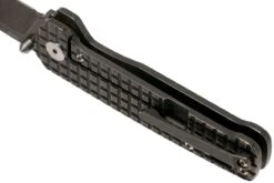 QSP Knife Penguin QS130-OFRG Textured Titanium, Blackwashed 154CM Couteau De Poche 11 QSP Knife Penguin QS130-OFRG Textured Titanium, Blackwashed 154CM Couteau De Poche -Couteaux Soldes Boutique QS130 OFRG 05 qsp knife