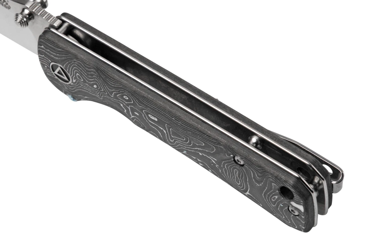 QSP Knife Hawk QS131-S Satin, Aluminum Foil Carbonfiber Couteau De Poche 7 QSP Knife Hawk QS131-S Satin, Aluminum Foil Carbonfiber Couteau De Poche – Image 7