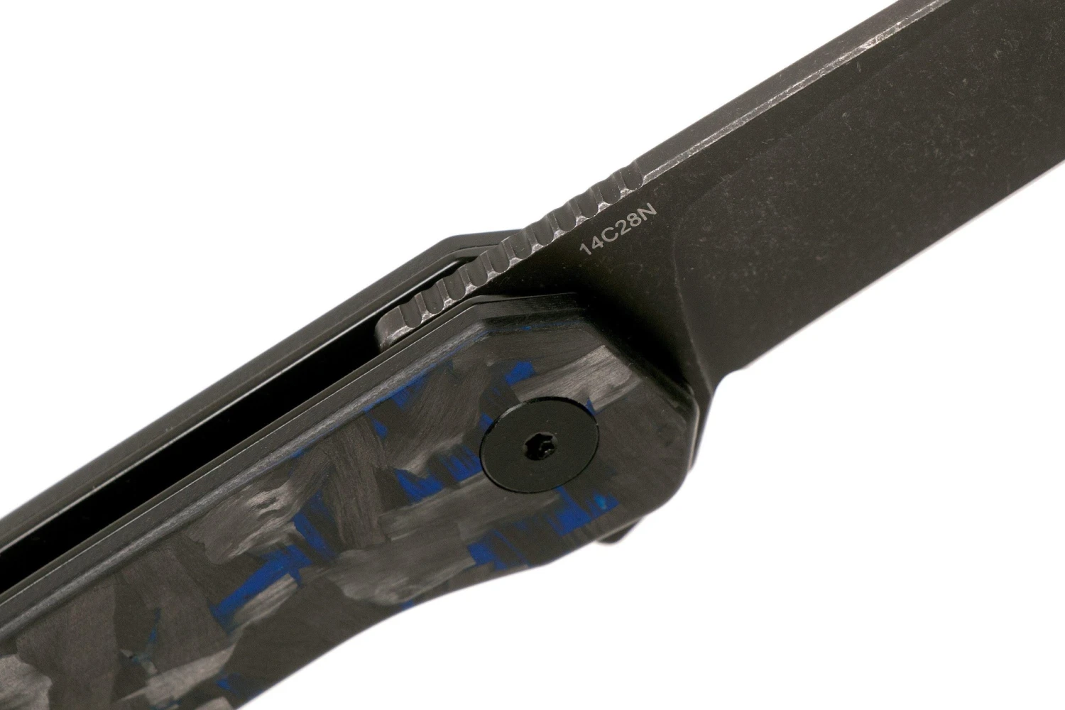 QSP Knife Osprey QS139-G2 Blue Shredded Carbonfiber, Blackwashed, Couteau De Poche 6 QSP Knife Osprey QS139-G2 Blue Shredded Carbonfiber, Blackwashed, Couteau De Poche – Image 6