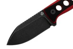 QSP Knife Canary QS141-B2 Blackwashed, Black Red G10, Couteau De Cou 8 QSP Knife Canary QS141-B2 Blackwashed, Black Red G10, Couteau De Cou -Couteaux Soldes Boutique QS141 B2 03 qsp