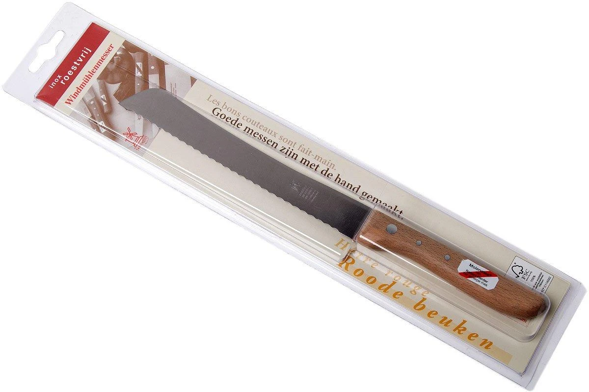 Robert Herder Couteau à Pain Straight Classic Hêtre Rouge Inox 8 Robert Herder Couteau à Pain Straight Classic Hêtre Rouge Inox – Image 8