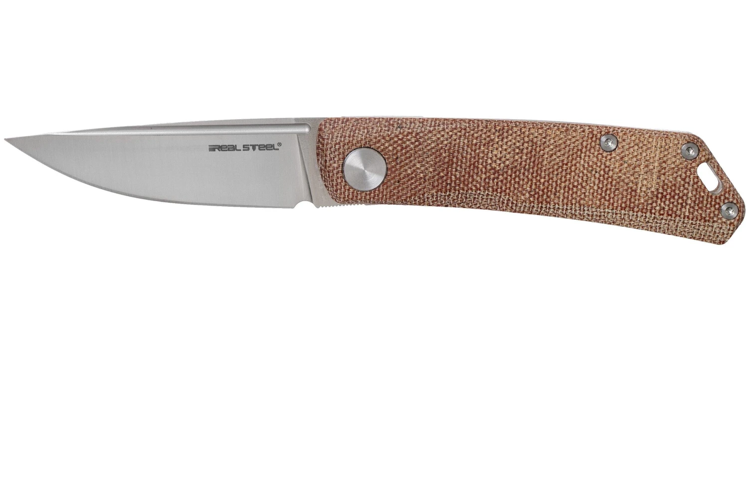 Real Steel Luna Premium II M390, Natural Micarta 7007P Knivesandtools Exclusive Couteau De Poche Slipjoint 1 Real Steel Luna Premium II M390, Natural Micarta 7007P Knivesandtools Exclusive Couteau De Poche Slipjoint