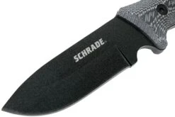 Schrade Frontier 5" Fixed Blade SCHF51M Micarta, 1095 Carbon Steel, Couteau à Lame Fixe Avec Pierre à Aiguiser Et Pierre à Feu -Couteaux Soldes Boutique SCHF51M 03 schrade